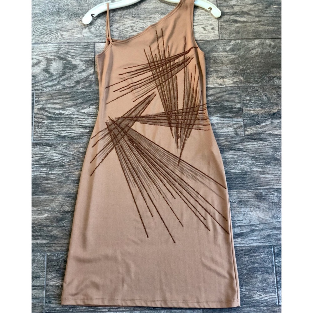 Tan dress from Charlotte Russe, size small.